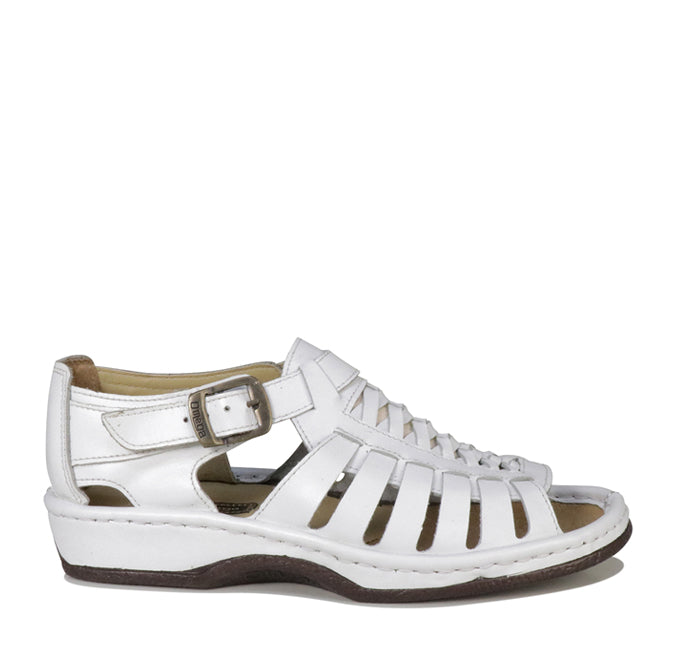 Omega Kgosi Mens Sandals – White