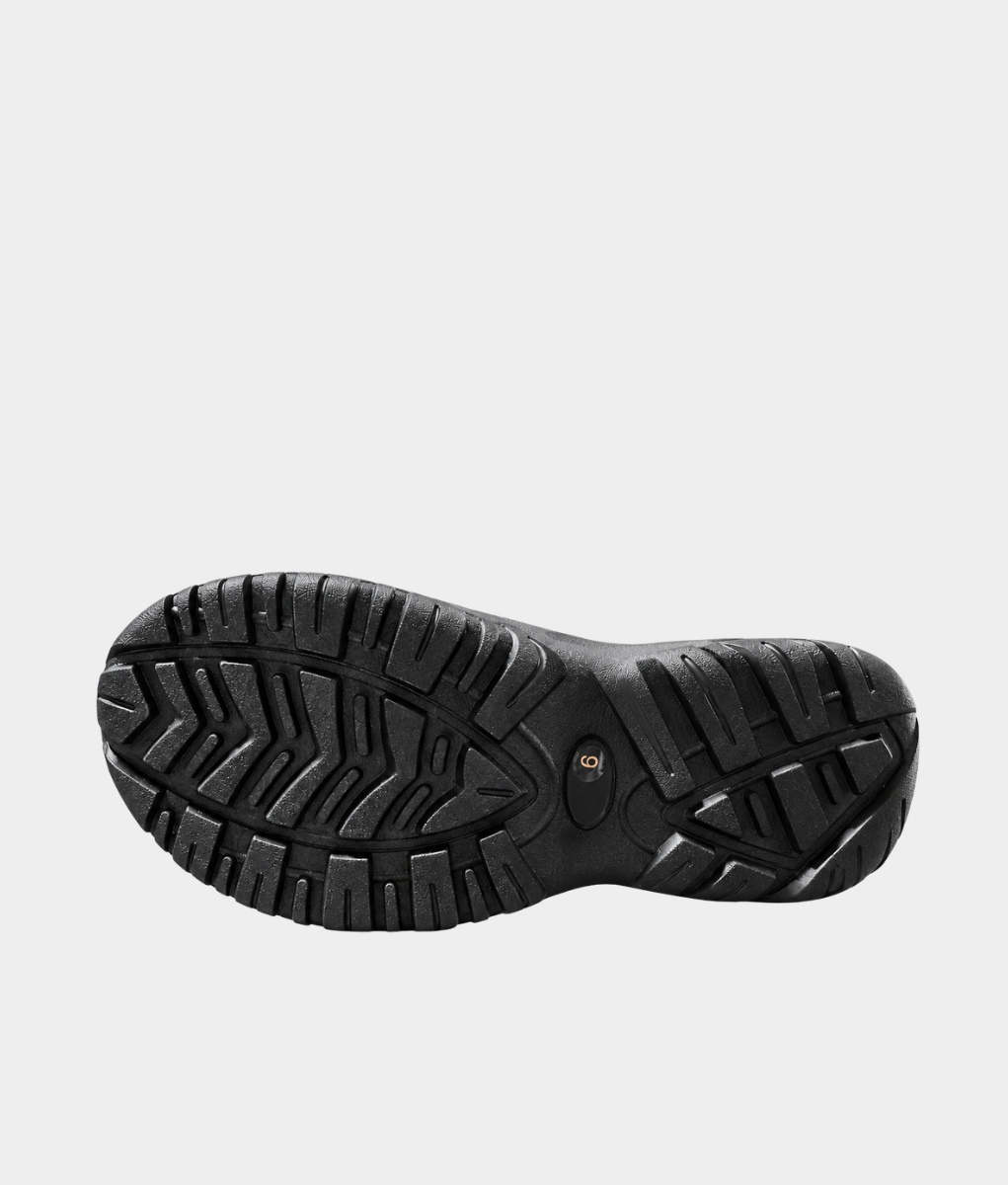 Bronx Badge Men's Toe-Post Sandals – Black & Grey