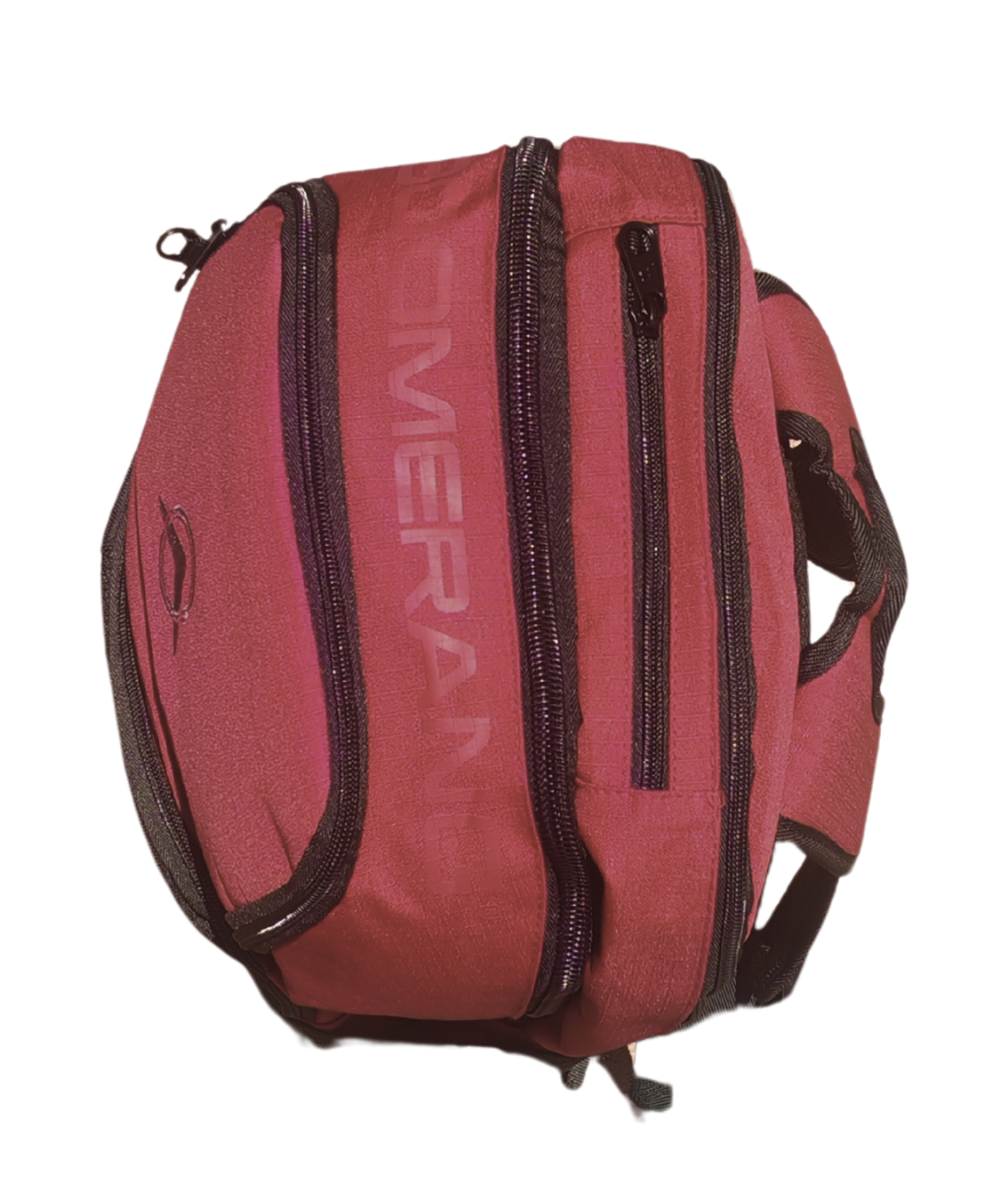Boomerang X-Large Techpack Knapsack – Red / Large Travel & School Backpack