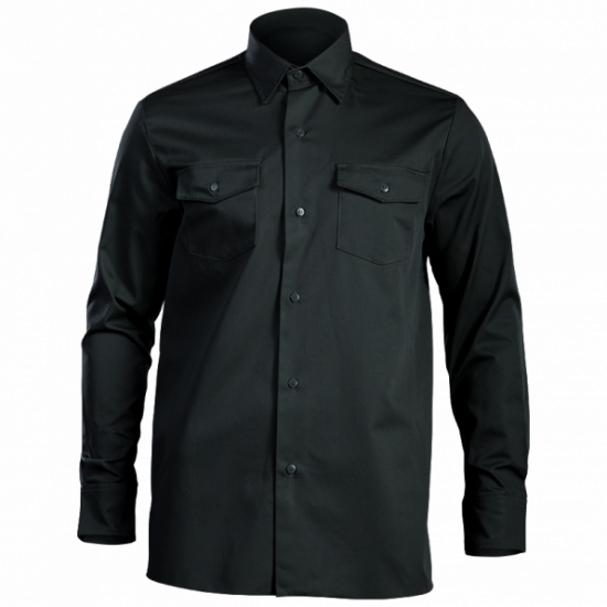 Dickies 847 Black Shirt – Long Sleeve Workwear Style