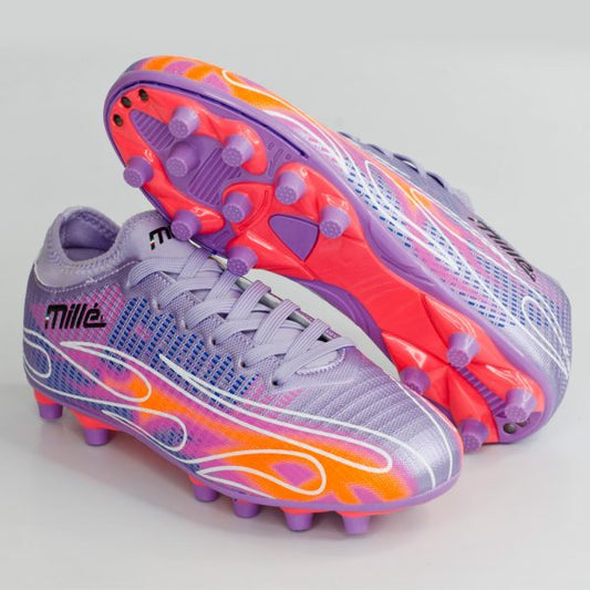Mille Caerdo Soccer Boots (Light Purple/Blue/Pink)