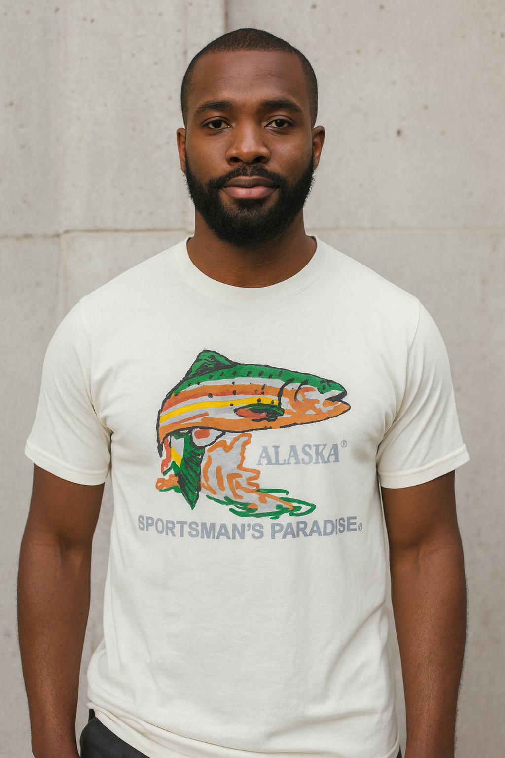 Alaska White T-Shirt – Classic Short-Sleeve Tee