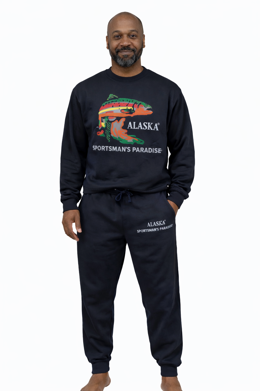 Alaska Black Tracksuit – Stylish & Comfortable Men’s Set
