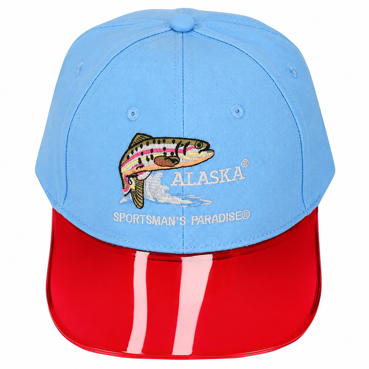 Alaska Sky Blue 6-Panel Cap – Casual & Stylish