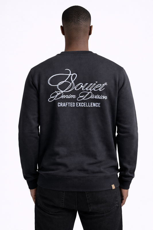 Soviet Asher Anthracite Sweatshirt – Men’s Crew Neck