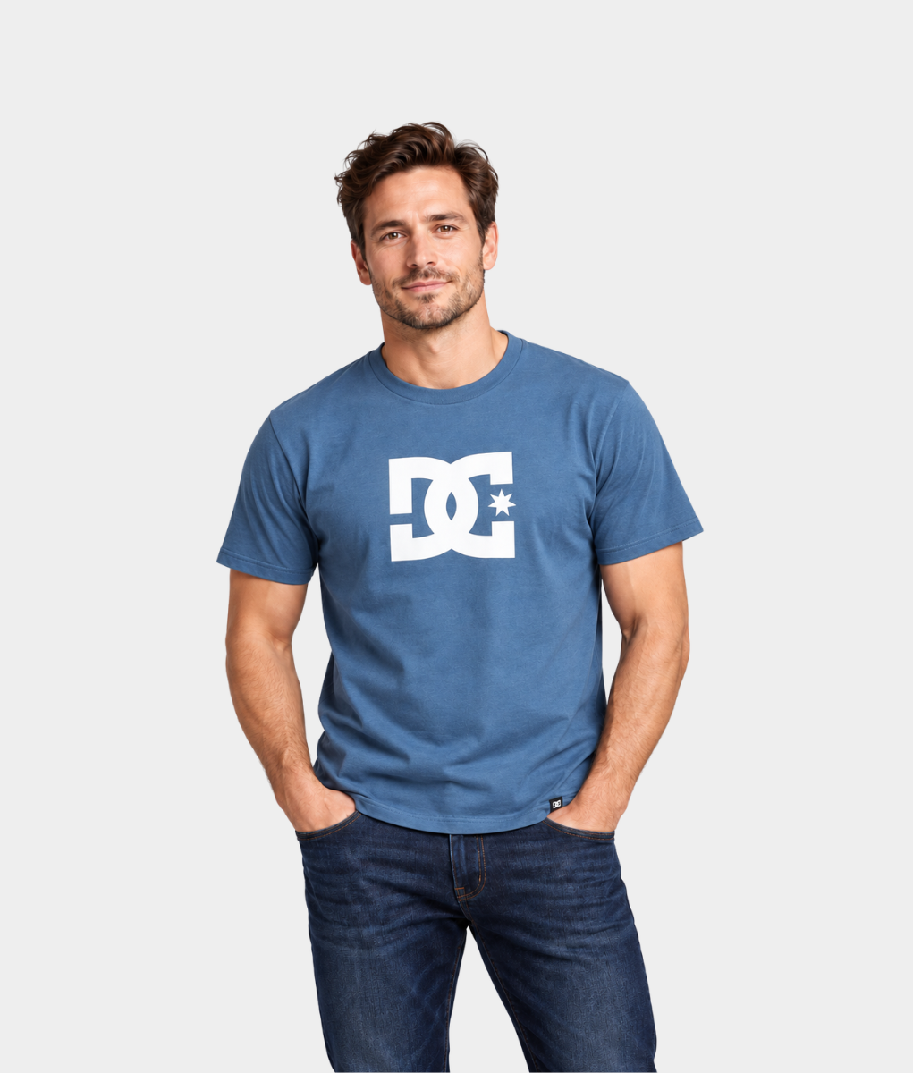 DC Shoes Men's Logo T-Shirt – Ensign Blue