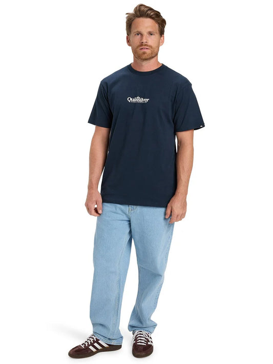 Quiksilver Fineline SS Men’s T-Shirt – Casual Cotton Tee