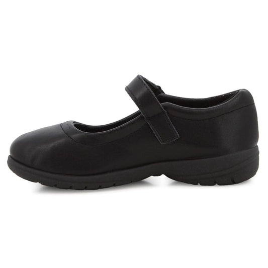 Hush Puppies Scala Girls Mary-Jane Velcro – Black
