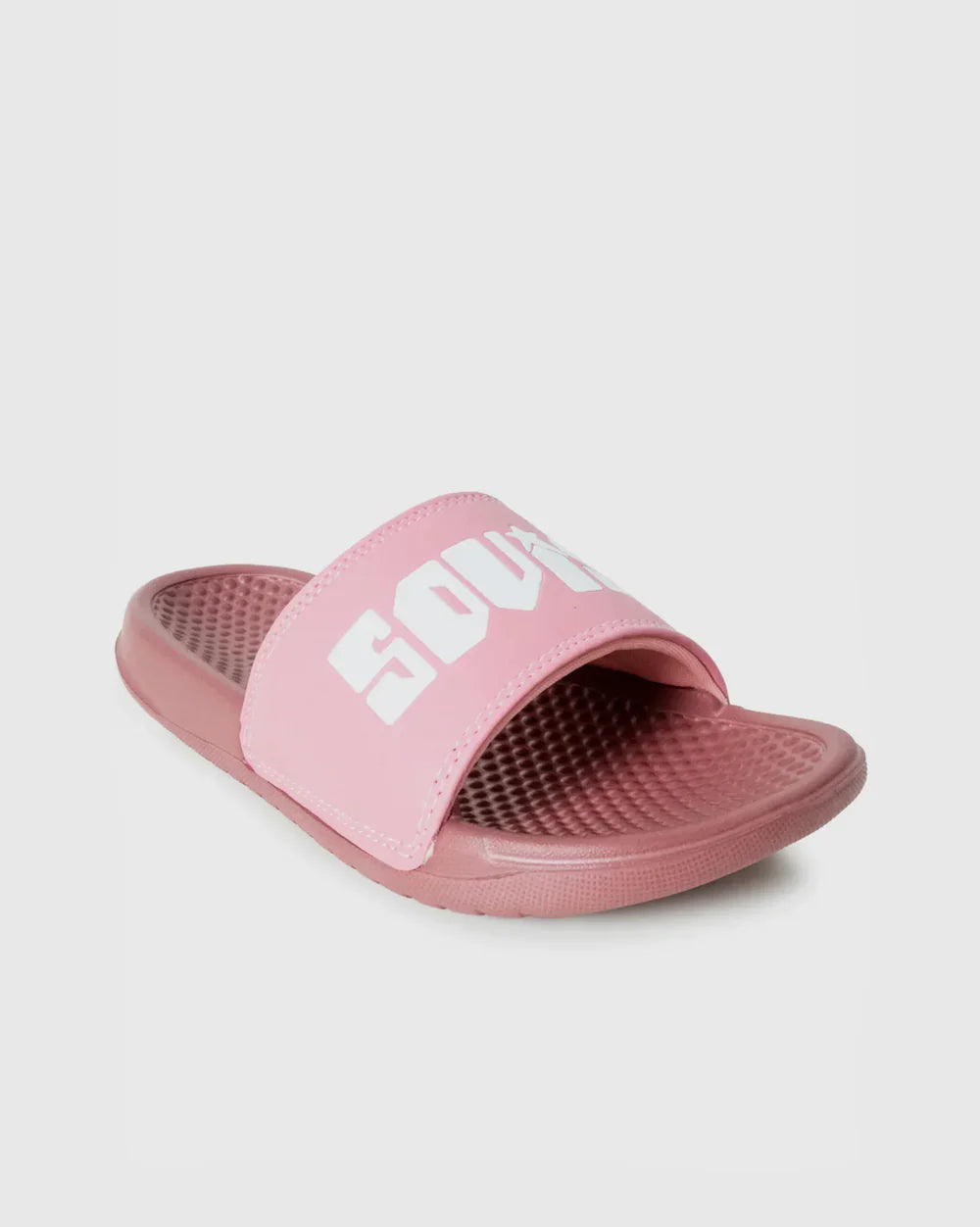 Soviet Youth “Bahamas” Pink Slip-On PU Slider – Kids/Youth