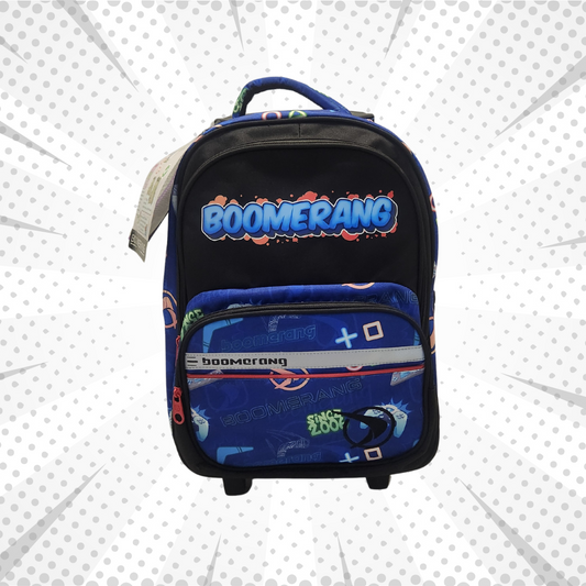 Boomerang Medium Trolley School Bag – Blue