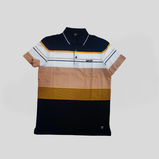 Soviet Men’s Briggs Stripe Golfer – Casual Smart Stripe Tee