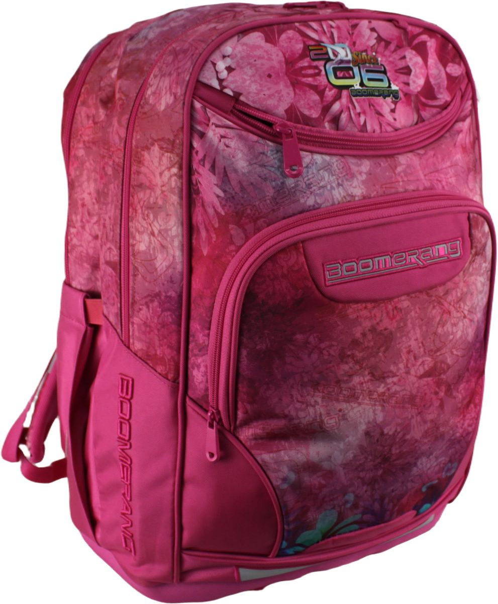 Boomerang Large Orthopaedic School Bag – Pink