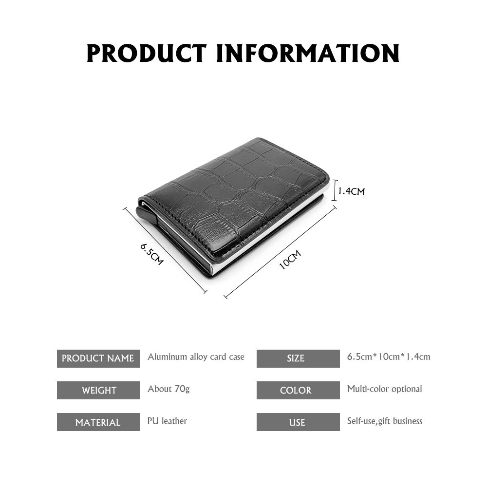 Wallet - Nappa Pop Up Clip Card (Genuine Leather)