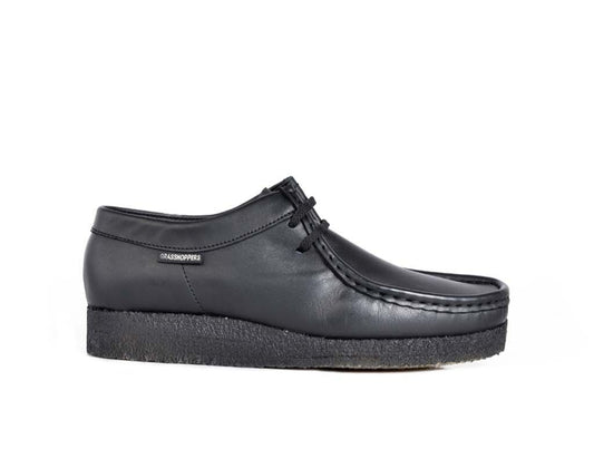 Mens Grasshoppers, Denver/Taylor, Casual Black Lace Up