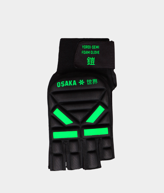 Osaka Yoroi Semi Foam LH Glove - Iconic Black