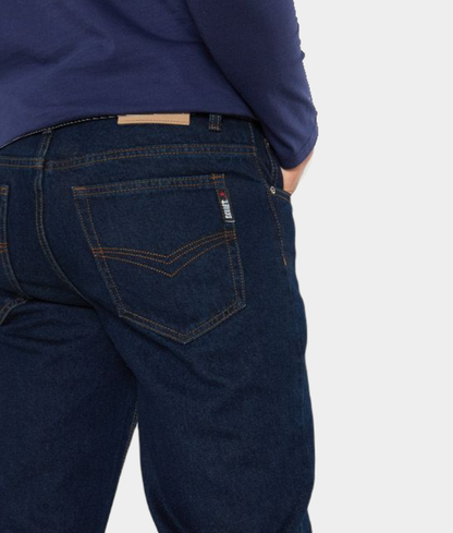 Soviet Enigma Blue Black Jeans – Men’s Classic Straight Fit