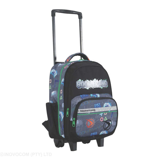 Boomerang Medium Trolley School Bag – Grey