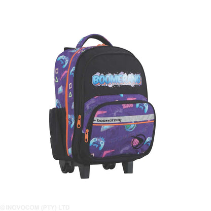 Boomerang Medium Trolley School Bag – Purple