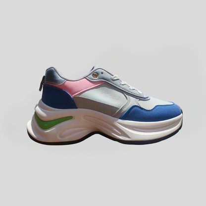 K Star 7 Ember Ladies Sneaker – Grey/Blue/Pink