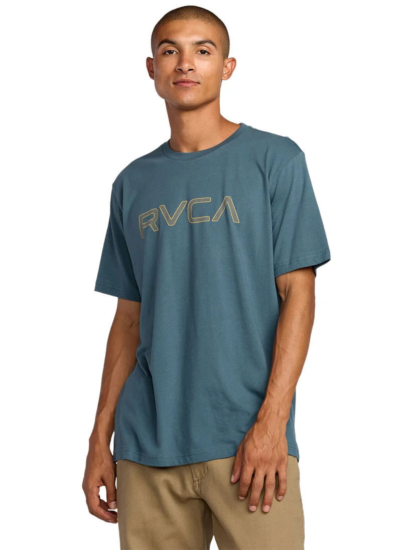 RVCA Duck Blue Logo T-Shirt – Men’s Casual Cotton Tee