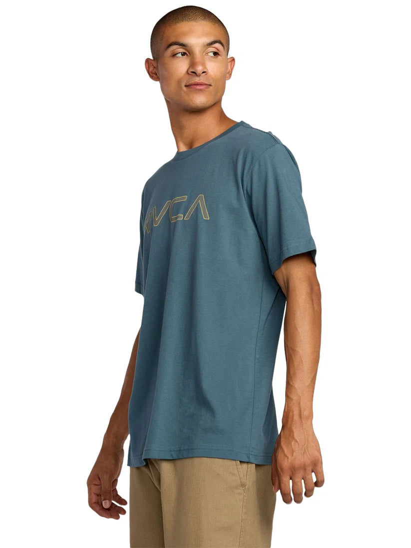 RVCA Duck Blue Logo T-Shirt – Men’s Casual Cotton Tee