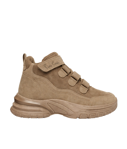 Pierre Cardin Chunky Sneaker Boot – Ladies Velcro Comfort Shoe