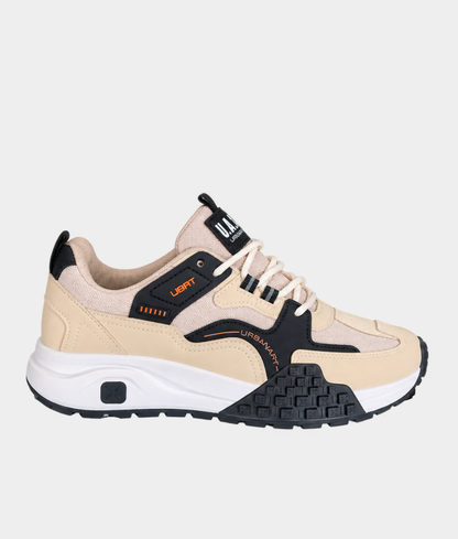 Urbanart Redo5 Men's Faux Nubuck & Canvas Sneakers – Beige
