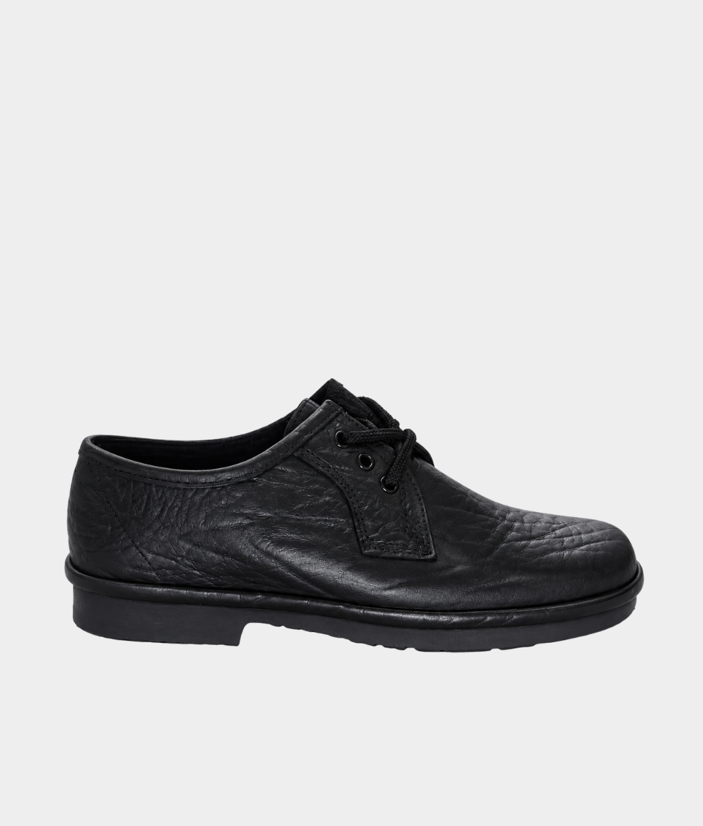Grasshoppers Sierra Men's Leather Lace-Up Shoes – Black