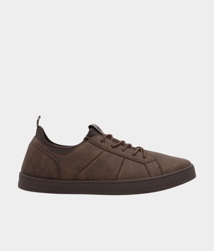 Pierre Cardin Super Comfort AJ Men's Casual Lace-Up – Chocolate Mono
