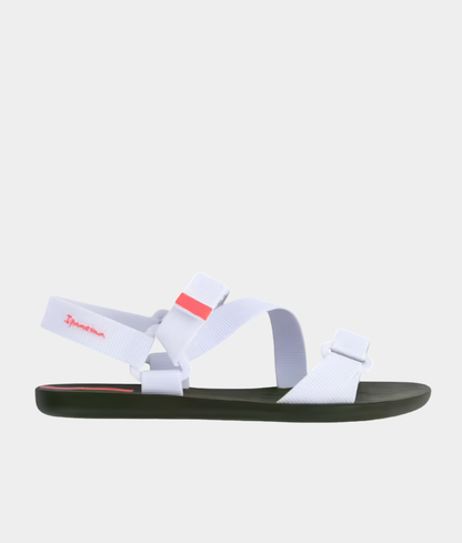 Ipanema Hit Papete Ladies Sandal – White & Green