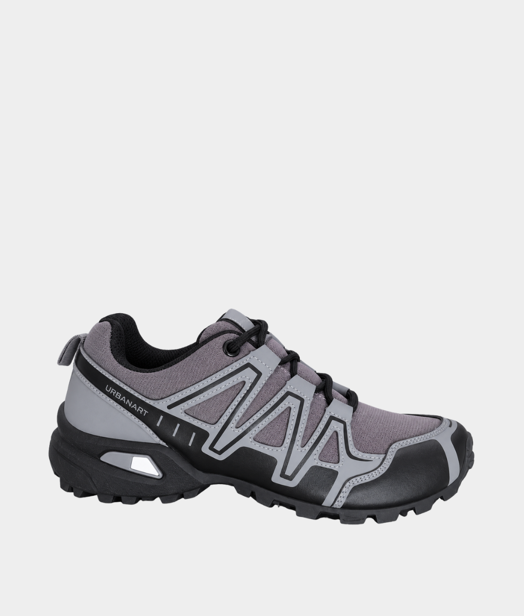 Urbanart Hyke 1 Men's Mesh Sneakers – Grey & Black