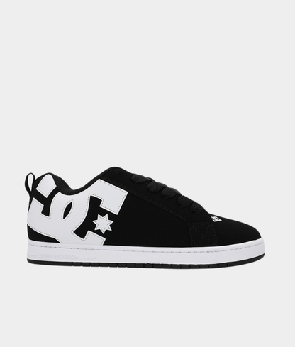 DC Court Graffik Black/White – Men’s Chunky Skate Sneakers