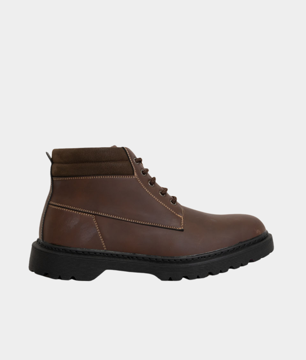 Solemates by Bronx Tundra Men’s Boot – Brown (Rugged Casual Style)