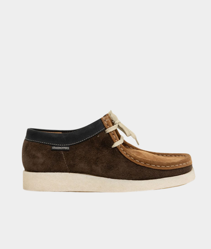 Grasshoppers Trent Men's Leather Moc-Toe Shoes – Brown
