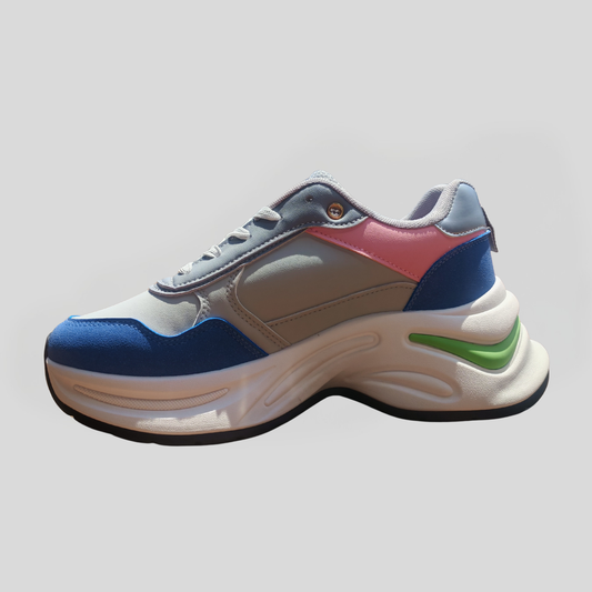 K Star 7 Ember Ladies Sneaker – Grey/Blue/Pink