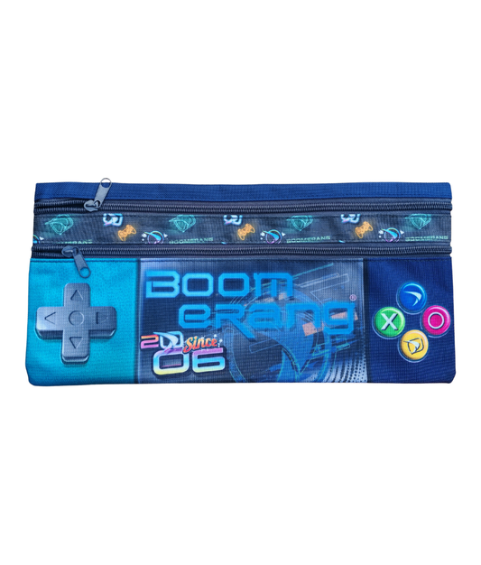 Boomerang 34 cm Multi-Colour Pencil Case – School & Stationery Organizer (Design 2)