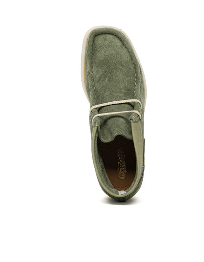 Men’s Grasshoppers Brooklyn Suede Leather Moccasins – Moss Green Casual Shoes South Africa