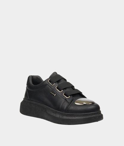 Urbanart Hype 12 Men's Triple-Strap Sneakers – Black