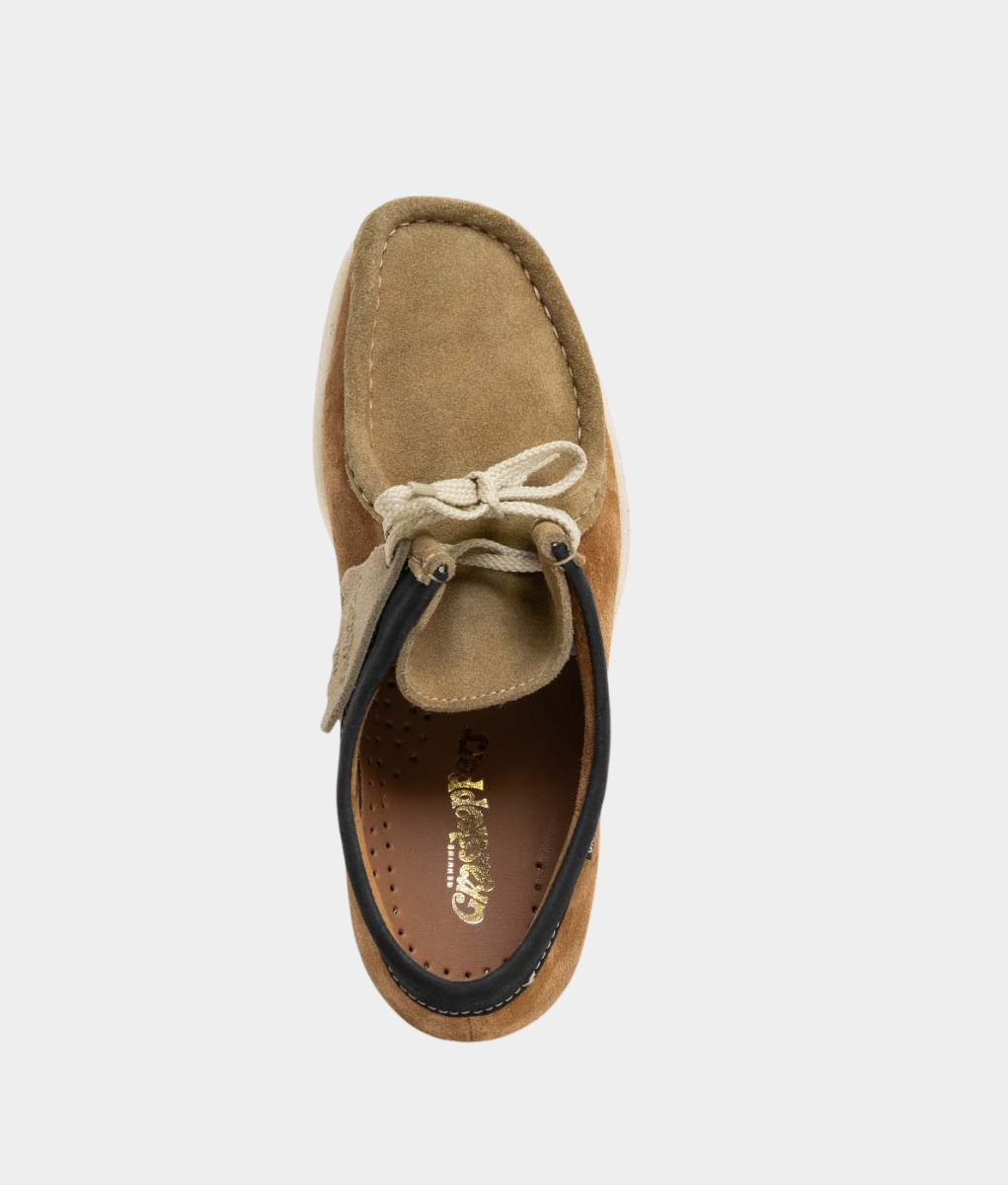 Grasshoppers Trent Men's Leather Moccasins – Orange Tan