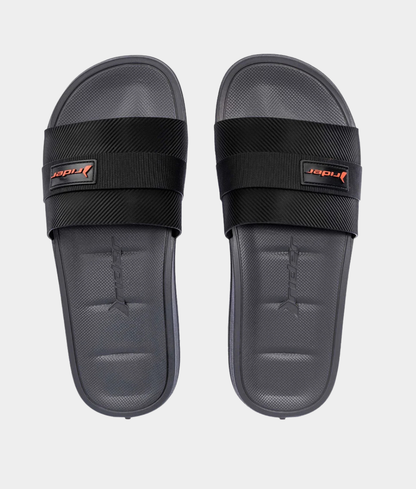 Rider Go Men's Slide Sandals – Grey & Black