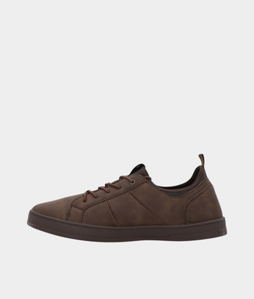 Pierre Cardin Super Comfort AJ Men's Casual Lace-Up – Chocolate Mono