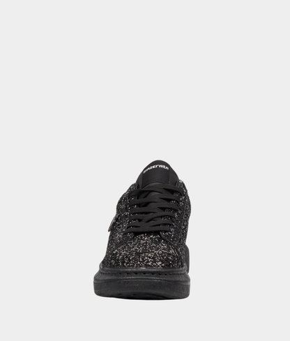 Mazerata Kelvis Men’s Rhinestone Sneakers – Black