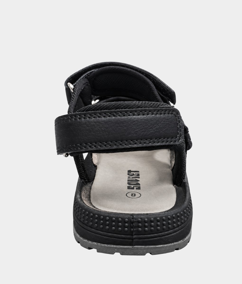 Soviet Challenger Men's Velcro Sandal – Black