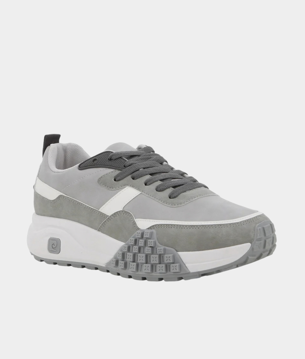 Pierre Cardin Legacy Men's Casual Lace-Up Sneaker – Grey