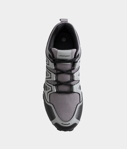Urbanart Hyke 1 Men's Mesh Sneakers – Grey & Black