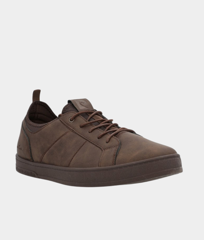 Pierre Cardin Super Comfort AJ Men's Casual Lace-Up – Chocolate Mono