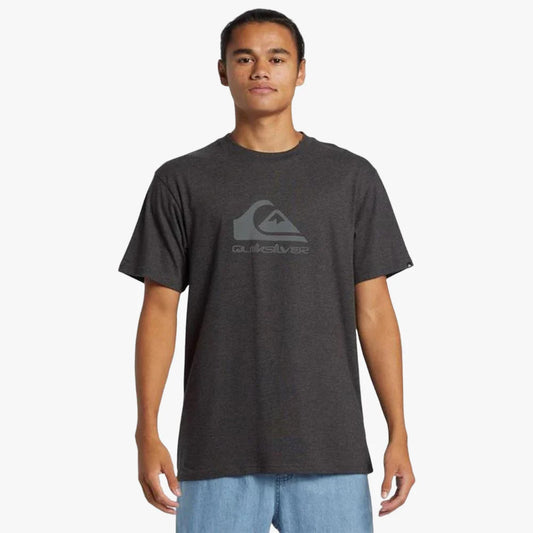 Quiksilver Tee -  Corp Logo (Charcoal Heather)