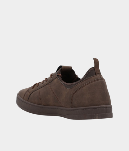 Pierre Cardin Super Comfort AJ Men's Casual Lace-Up – Chocolate Mono
