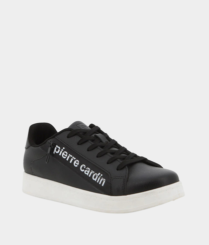Pierre Cardin Black Casual Sneakers – Men’s Everyday Street Shoe