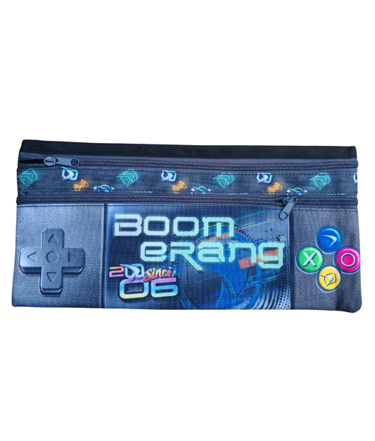 Boomerang 34 cm Multi-Colour Pencil Case – School & Stationery Organizer (Design 6)